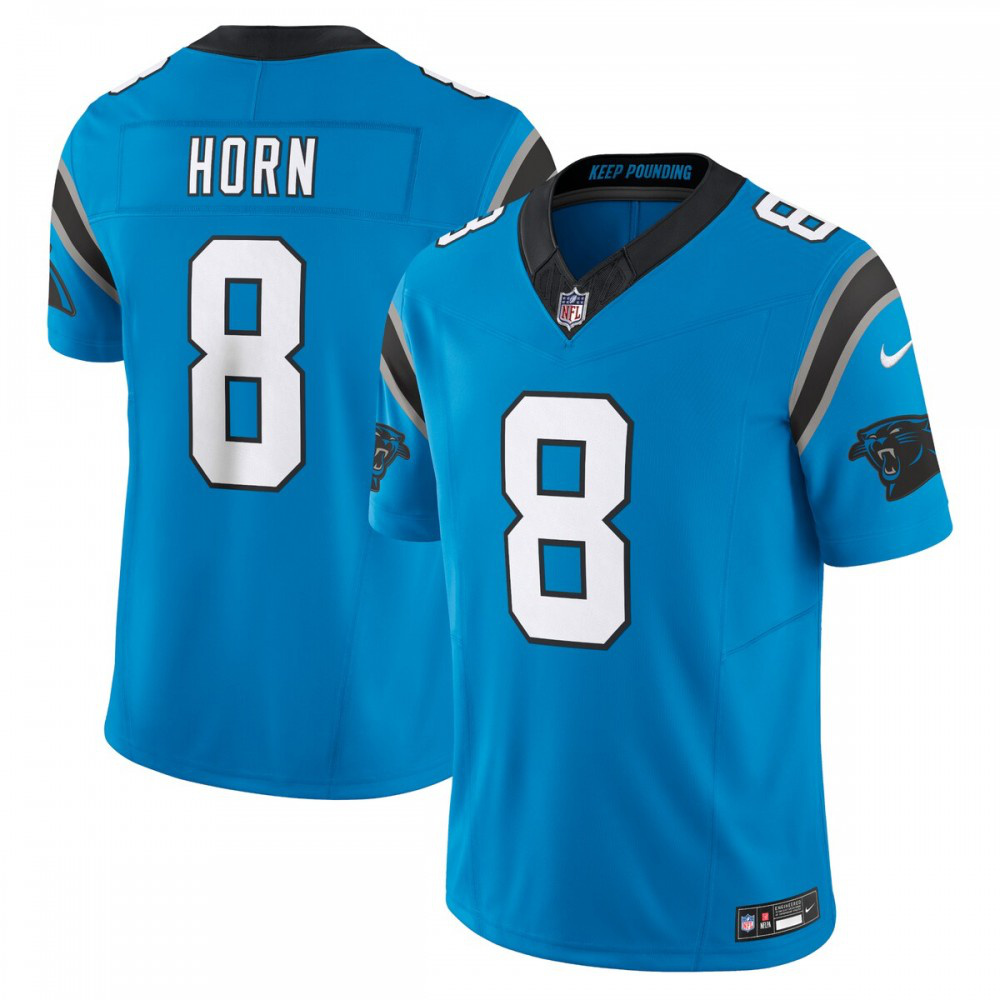 Jaycee Horn Carolina Panthers Nike Vapor F.U.S.E. Limited Jersey - Blue-GridironStore